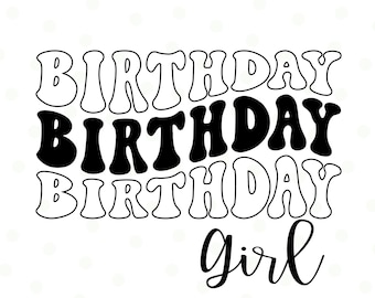 Birthday Girl SVG PNG PDF, Birthday Princess Svg, Birthday Svg, Happy Birthday Svg, Birthday Shirt Svg, It's My Birthday Svg, Birthday Files
