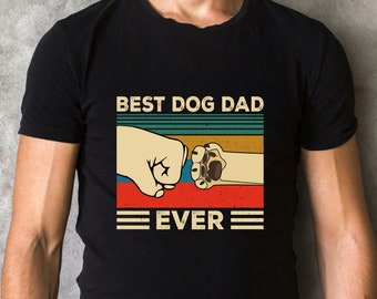 Retro Best Dog Dad Ever Png, Dog Dad Vintage Png, Gift For Dog Dad Papa, Dog Lovers, Funny Father's Day Gift, Gift For Dad, Father's Day Png