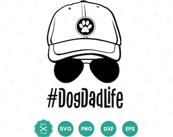 Dog Dad Life Svg, Dog Dad Svg, Gift For Dog Dad Papa, Dog Lovers, Funny Father's Day Gift, Gift For Dad, Father's Day Png Sublimation design