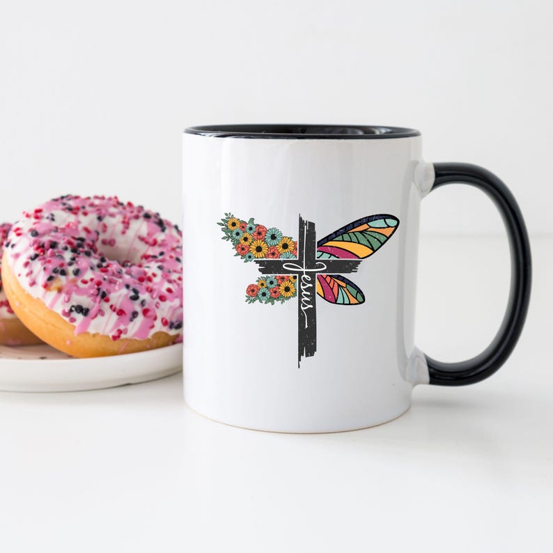Faith Sublimation, Butterfly Cross Sublimation, Faith Png, Christian Png, Religious Clipart, Sublimation Designs, Floral Cross Butterfly image 6