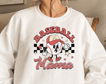 Retro Baseball Mama Png, süße Mama Baseball Png, Mama PNG, Baseball Shirt PNG, Baseball Mama Png Design Download, Baseball Sublimation Png