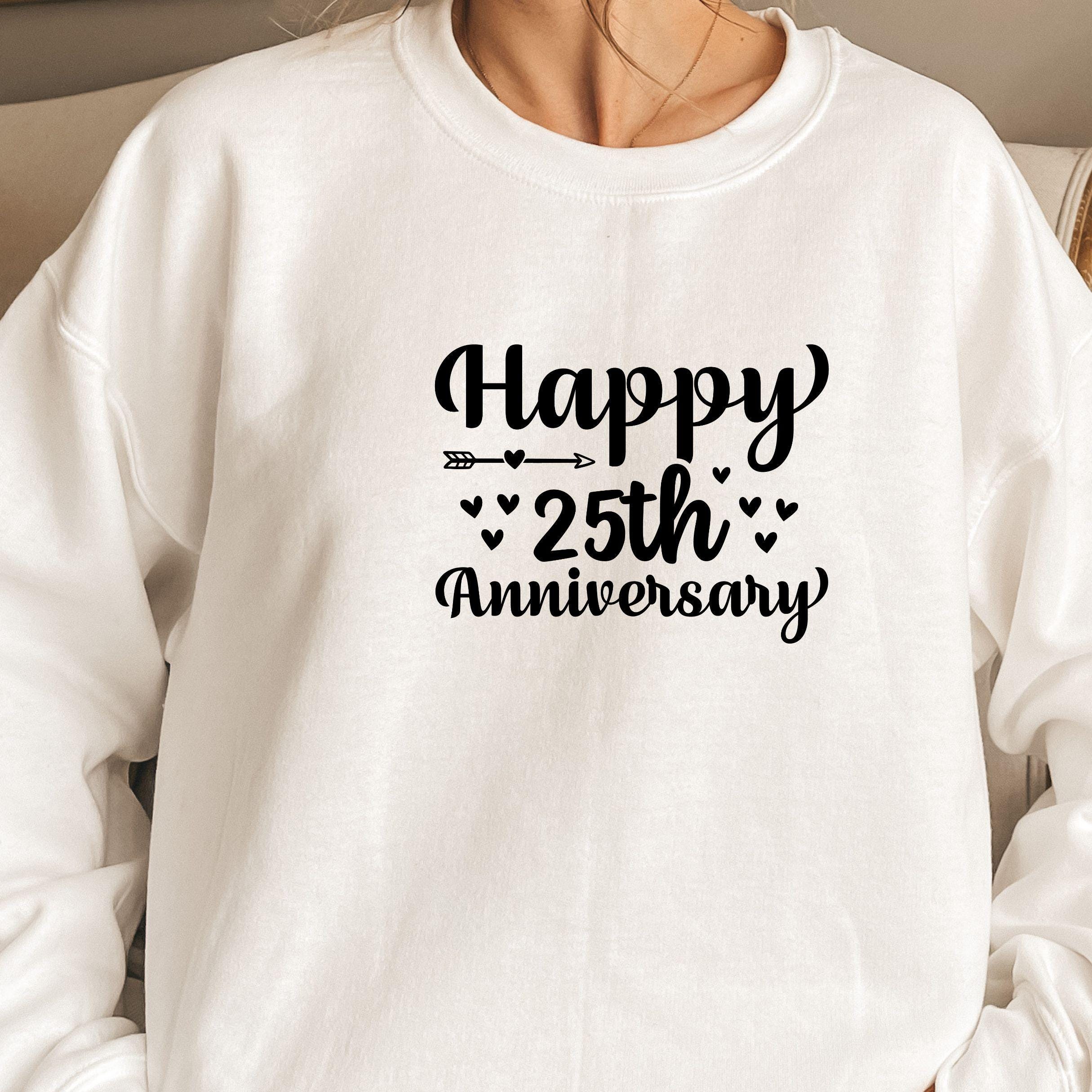 Happy 25th Anniversary Svg, Anniversary Png, Engagement, Wedding, Svg ...