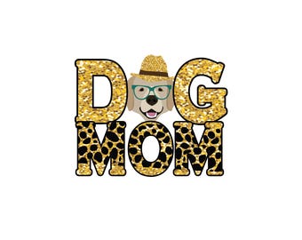 Dog Mom Sublimation, Leopard Dog Mama Png, Dog Mama Png, Dog Mom Png, Fur Mama, Sublimation Design, Dog Shirt, Fur Mom Png, Transparent File