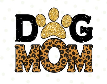 Retro Dog Mom Sublimation, Leopard Dog Mama Png, Dog Mama Png, Boho Dog Mom Png, Fur Mama, Sublimation Designs, Instant Download,Fur Mom Png