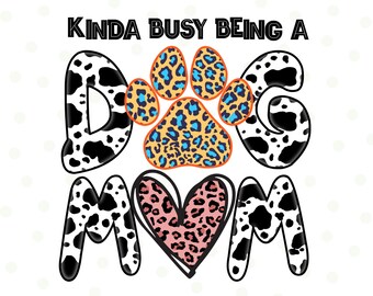 Retro Hundemama PNG, Dalmatiner png, Hund Mama Print, Pfote Print, Hund Mama Leben Png, Fell Mama, Sublimation Designs, Sofort Downloads, Fell Mama Png