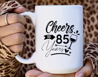 Cheers to 85 years Svg, 85years Anniversary svg, 85th Birthday Svg png, 85th Birthday Gift, Files For Cricut, 85th birthday Decoration