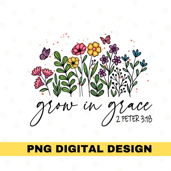 Grow in Grace Peter Verse Shirt Grow in Grace Peter Verse Shirt