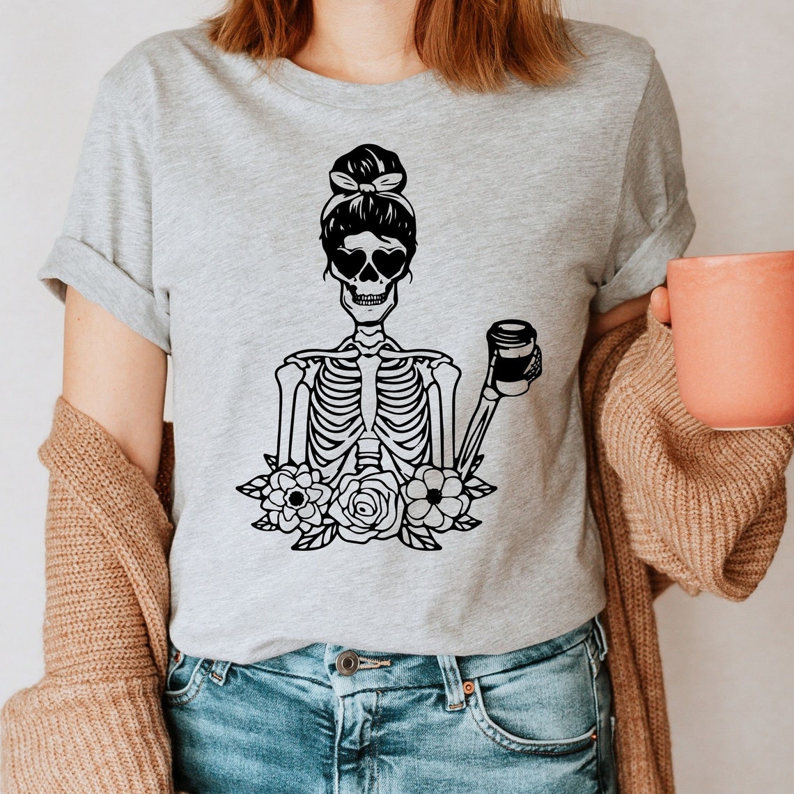 Skeleton Drinking Coffee Svg Skeleton Svg Coffee Cut File - Etsy