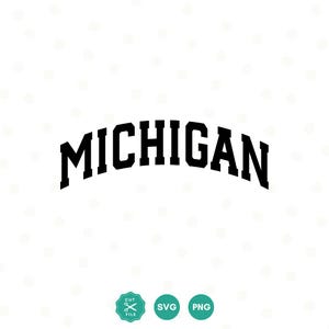 ミシガン州SVGファイル、ミシガン州カットファイル、アメリカ合衆国ベクターファイル、ミシガン州ロゴベクター、ミシガン州市地図クリップアート、ミシガン州シャツ
