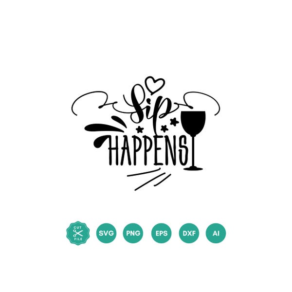 Funny Wine Quote Svg, Wine Cut File, Wine Lover Svg, Wine Svg, Wine Glass Svg, Cricut Silhouette, dxf, png Transparent File, Alcohol Svg