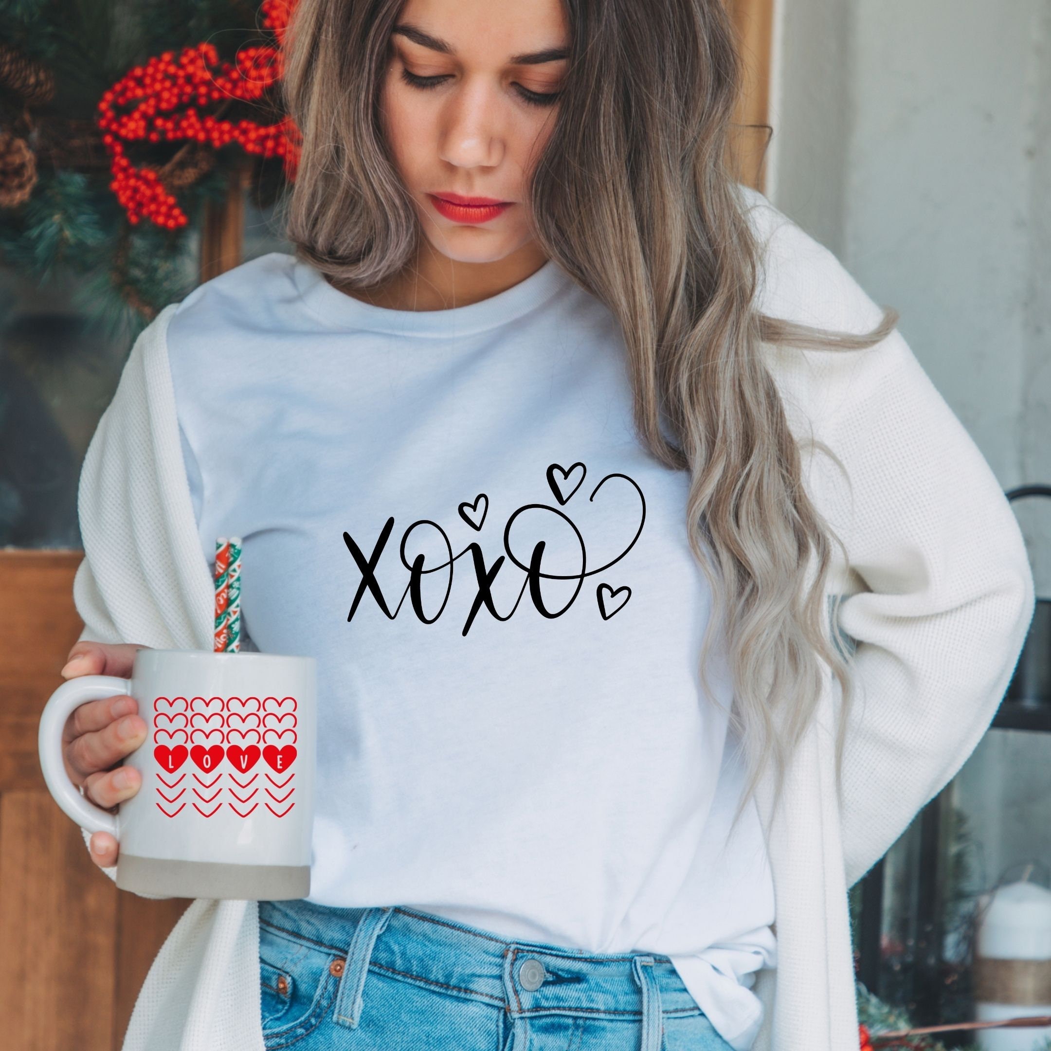Xoxo Svg, Xoxo Shirt, Valentine Day Svg, SVG Files for Cricut, Xoxo Png ...
