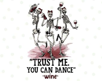 Skeleton Trinkender Wein Png, Tanzendes Skeleton Png, Sublimationsdesign, Skelettwein, Lustige Wein Sublimation, Weinliebhaber, Halloween Png