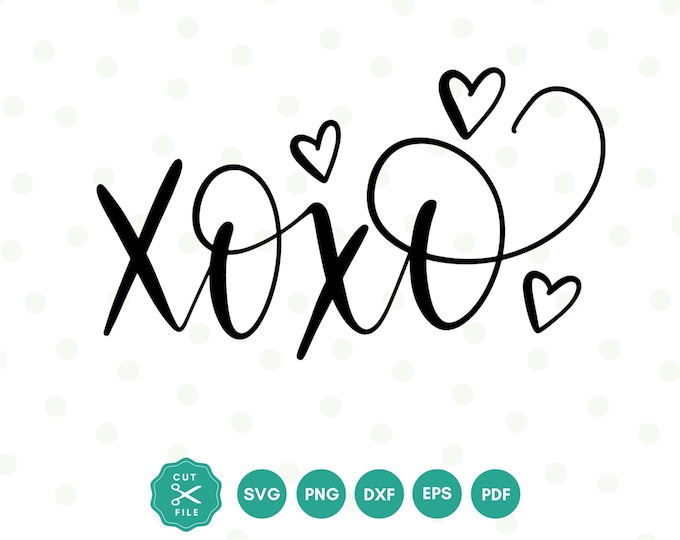 XOXO Valentines SVG, Xoxo Cut File for Valentine Day Shirt SVG - Etsy ...