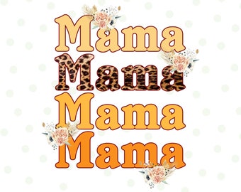 Retro Mama Echo Sublimation, Mama Png, Mom life Png, Mama Design, Sublimation Designs, PNG Transparent, Mama Print, Mother's Day Clipart