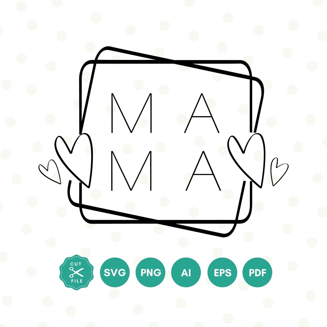 Momma Pattern Svg Mama SVG, Mom SVG, Mother's Day, Svg Files for Cricut, Mama Png, Mom ...