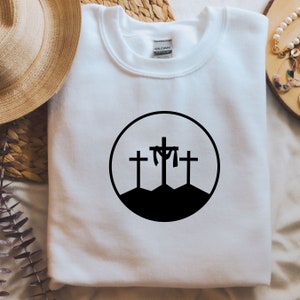 Christian Cross SVG, Easter, Three Cross Cut Files, Cross Vector, Faith ...