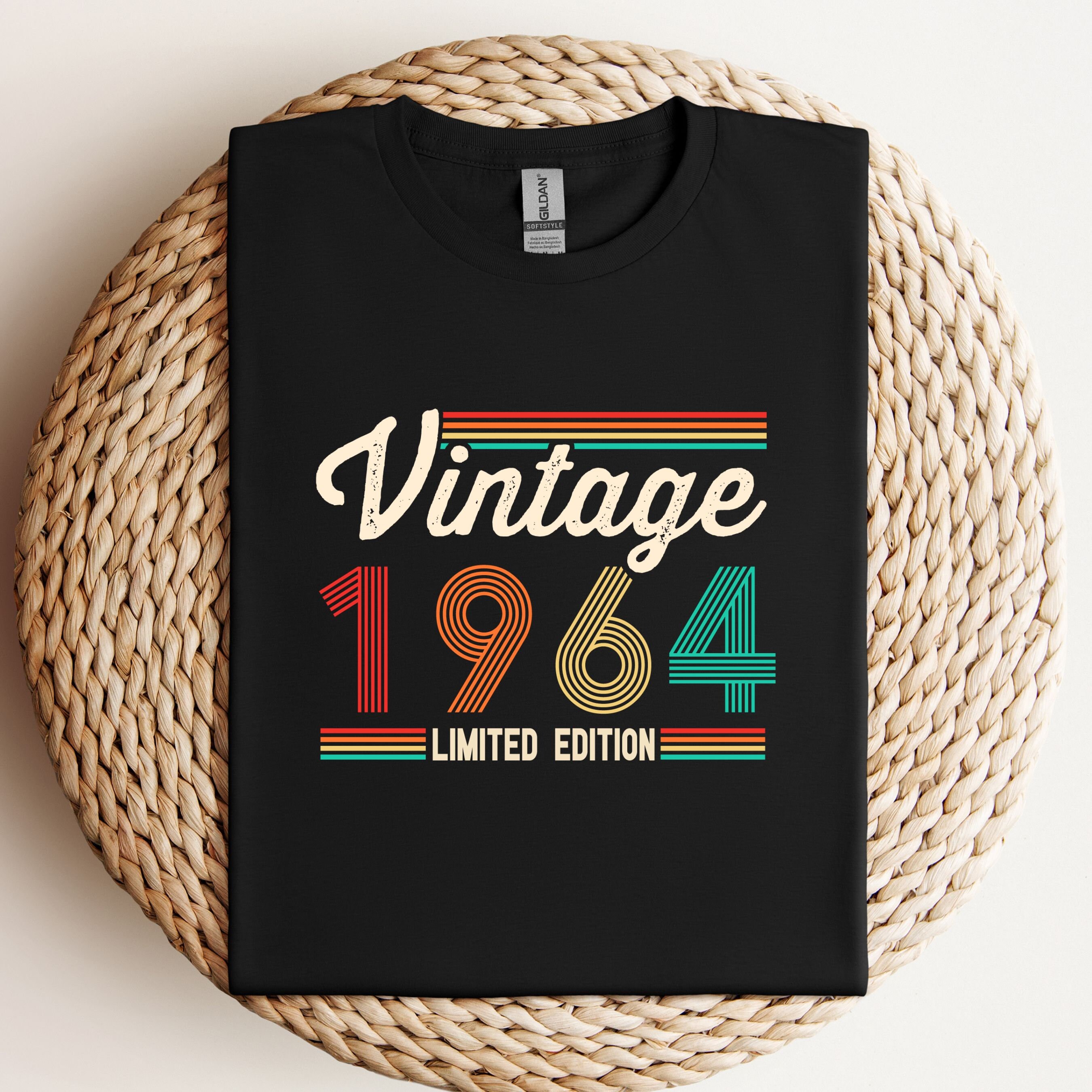 Vintage 1964 Svg, Retro 61st Birthday Gift, 61st Birthday Svg