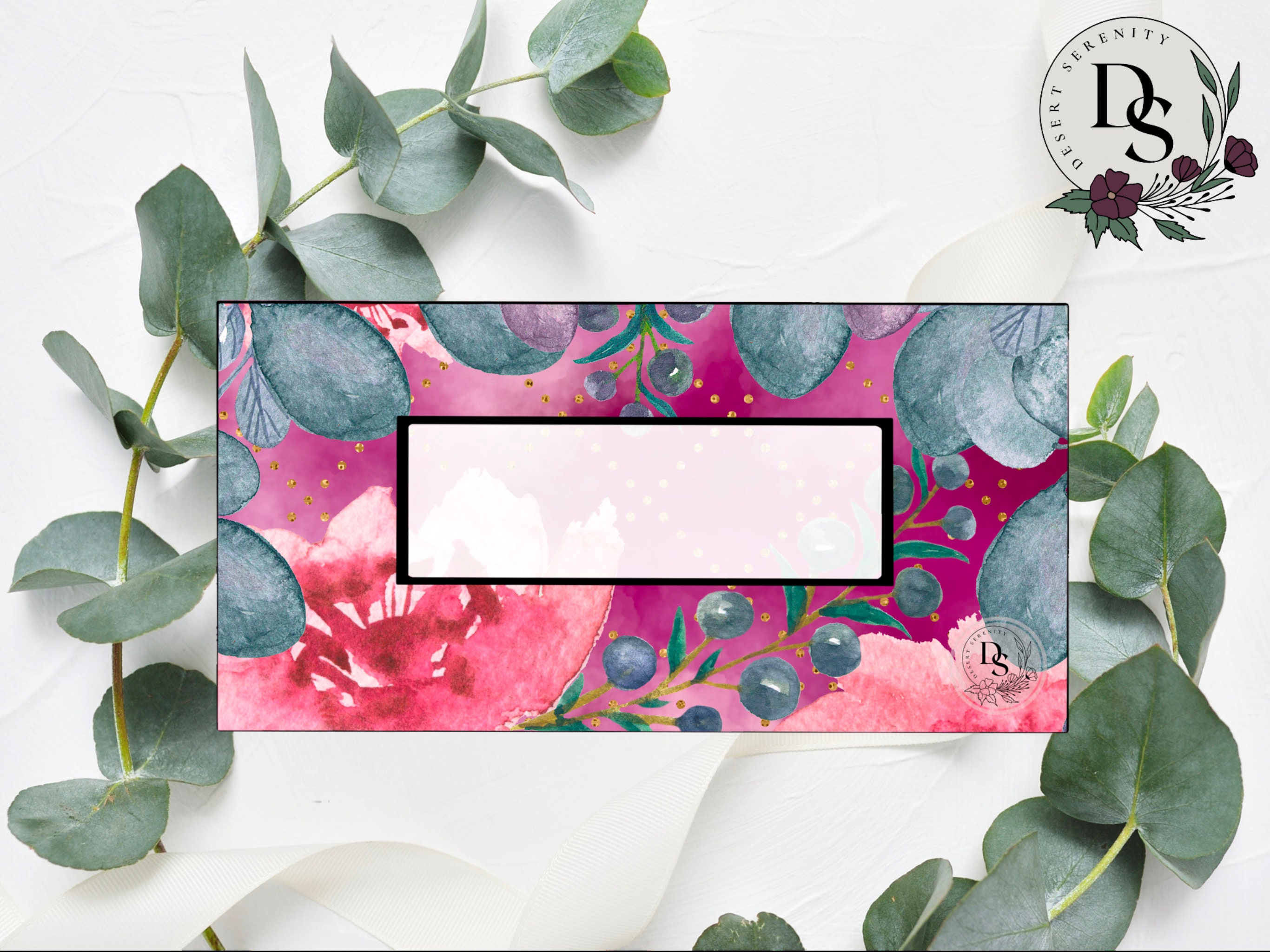 Bright Floral Printable Cash Envelopes With Transaction | Etsy