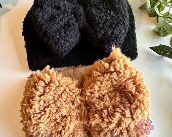 Sherpa headwrap bows, Sherpa bows, Sherpa fabric bows, Sherpa headwraps, Sherpa headbands, winter bows, winter headwrap bows
