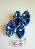 Air Force headwrap bow, Air Force bow, military bow, military homecoming bow, Air Force, headwrap bow, Memorial Day bow, Fourth of July bow