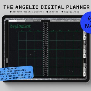 Planificador digital, Planificador Goodnotes, Planificador digital diario, Planificador de iPad, Planificador de notabilidad, Planificador digital sin fecha 2024