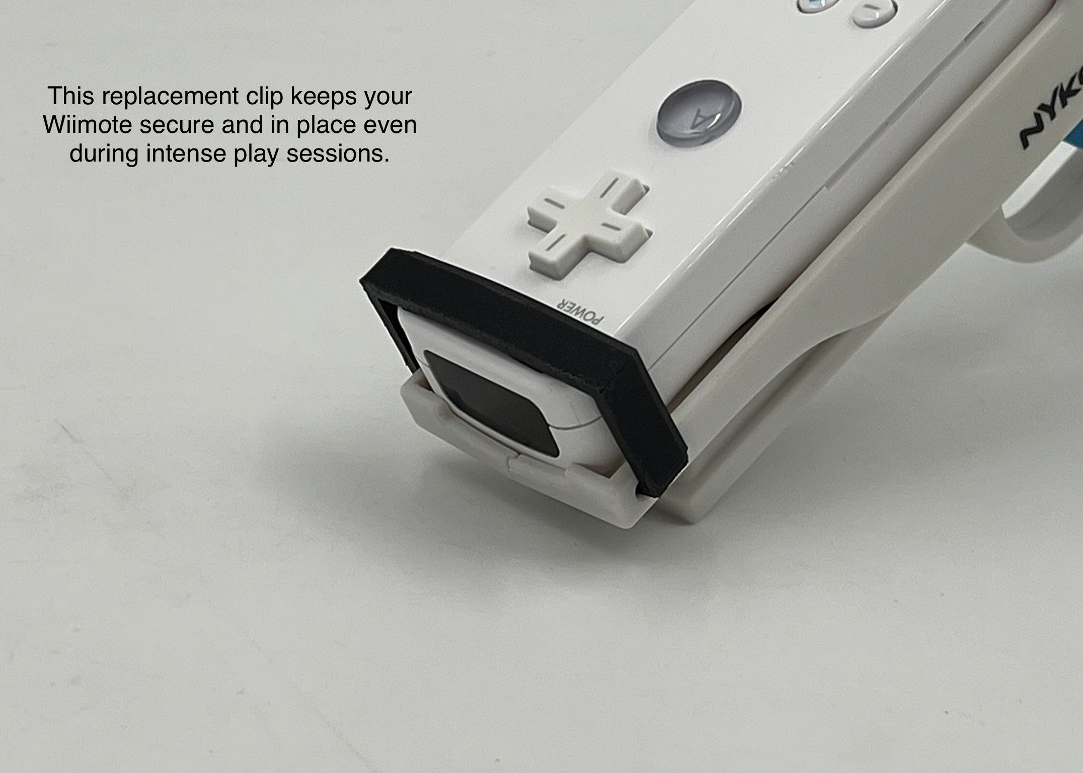 Front Clip Replacement for Nyko Perfect Shot Wii 3D Printed