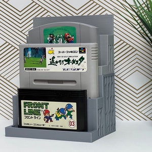 Famicom, Super Famicom, N64 Modular Stacking Display for Japanese Nintendo NTSC-J Games