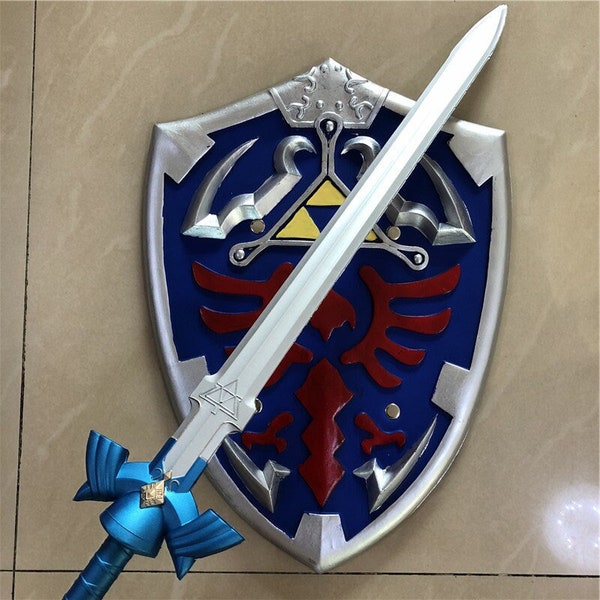Legend of Zelda Skyward Sword & Hylian Shield Link Cosplay Costume Rubber Toy Game Figure Model Collectible Gift Fan Makar Korok Collections