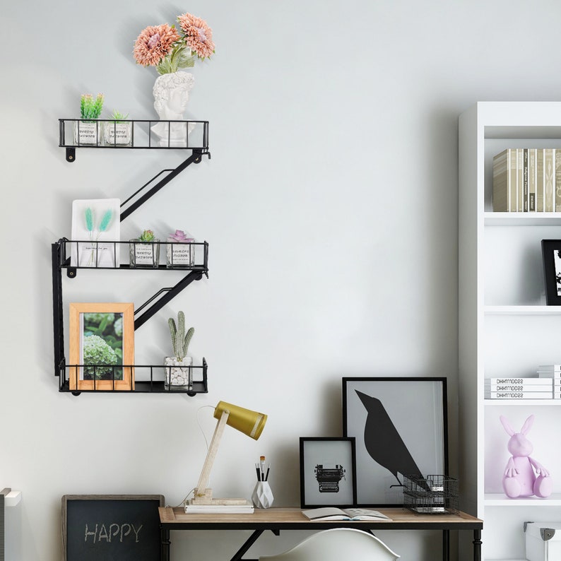 New York Fire Escape Shelf Floating Shelves Wall Shelving Etsy
