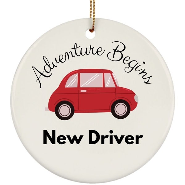 New Driver Ornament - Driver's License Christmas Ornament - New Driver License Ornament