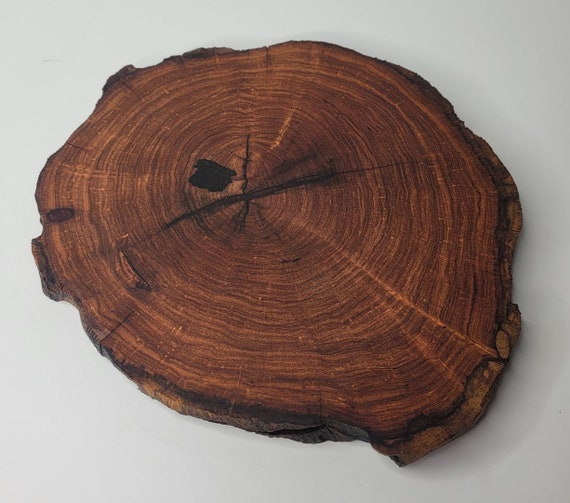 Round Mesquite Cutting Board Etsy