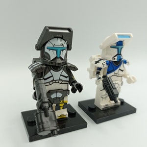 10x Custom Star Wars Minifiguren, kompatibel mit dem Marktführer, Republic Commandos insg. 10 Stück Bild 2