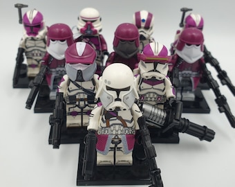 Star Wars Minifiguren, kompatibel mit dem Marktführer, 21st Nova Corps Clone Trooper Set, insg. 10 Trooper