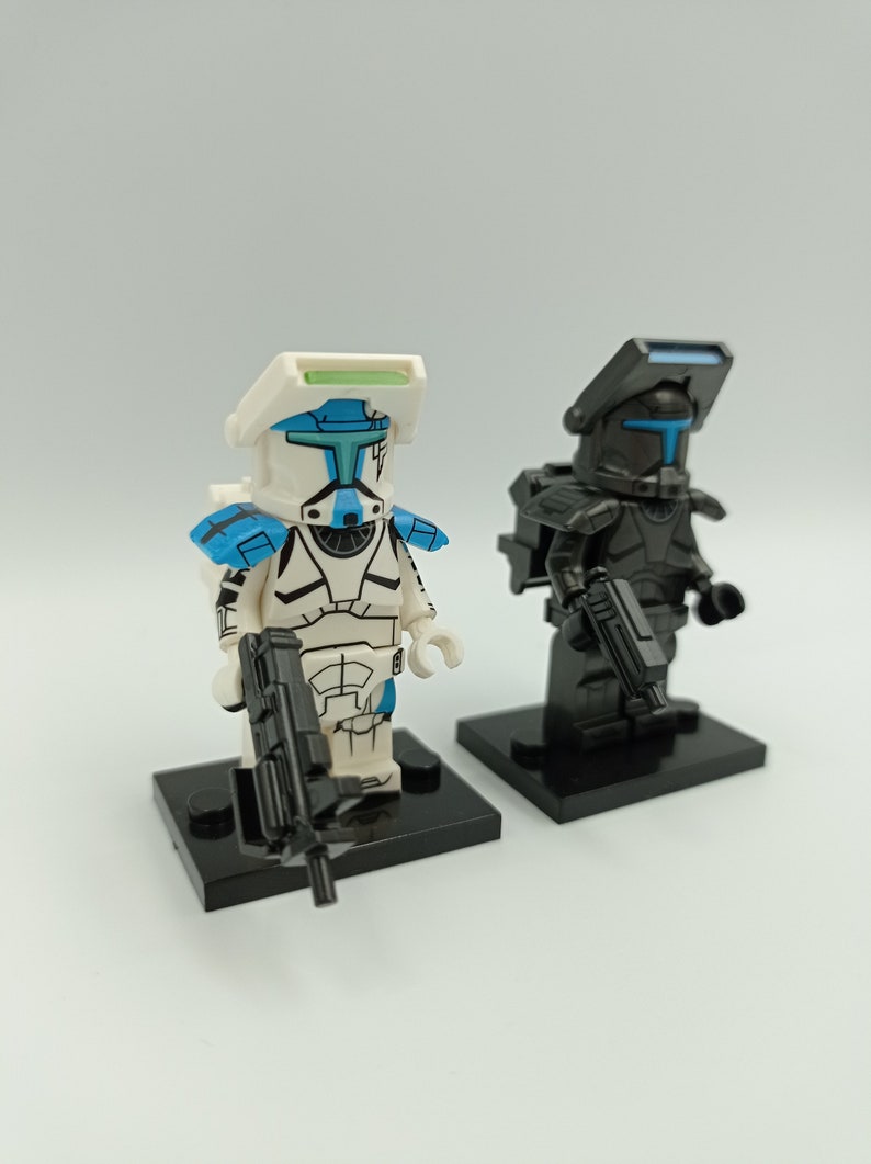 10x Custom Star Wars Minifiguren, kompatibel mit dem Marktführer, Republic Commandos insg. 10 Stück Bild 5