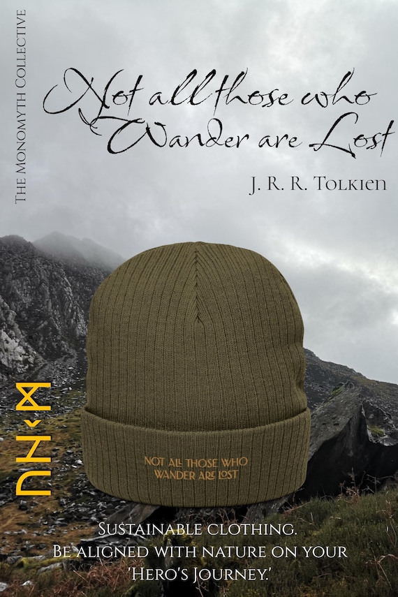 Not All Those Who Wander Are Lost | Gold Embroidered  display picture 3