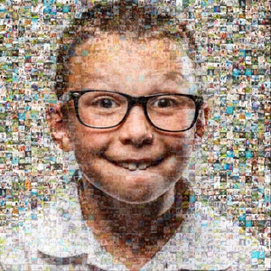 99-1000 photos Personalized Mosaic Photo Collage  Portrait Collage Gift For Him, Her Family Gift  Custom Wall Decor Art Collage Digital File