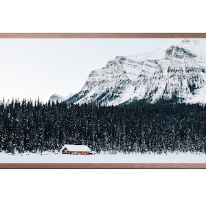 Winter Mountain Landscape Art for Samsung Frame TV (Digital Download)