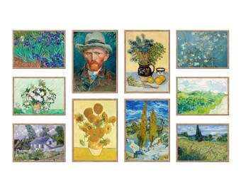 Van Gogh Art Print Set: Vintage Gallery Wall Decor (Downloadable Prints)