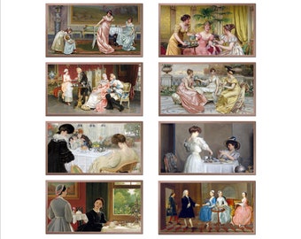 Ensemble d'oeuvres d'art victoriennes vintage pour téléviseur Samsung Frame (téléchargement numérique)