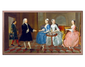 Art victorien Tea Party pour téléviseur Samsung Frame (téléchargement numérique)