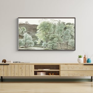 Samsung Frame TV Art, Vintage Landscape Painting, Frame TV Art, Digital Tv Art, Instant Download