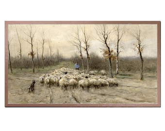 Vintage Landscape Painting for Samsung Frame TV (Digital Download)