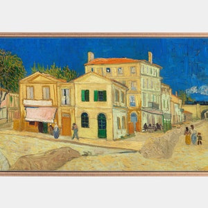 Van Gogh &#39;The Yellow House&#39; Vintage Art for Samsung Frame TV (Instant Download)
