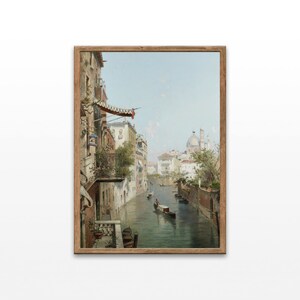 Vintage Venice Prints, Impressionist paintings, Venice Landscape, Home Decor Wall Art, Art For Living Room, Printable Wall Art