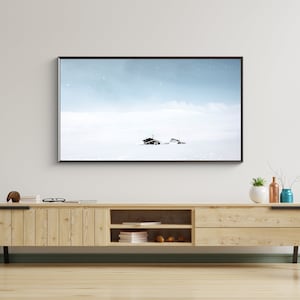 Samsung Frame Tv Art Winter, Winter Landscape, Frame Tv Art 4k, Winter Digital Art, Digital Art for Tv, Instant Download