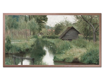 Vintage Landscape Painting for Samsung Frame TV (Digital Download)