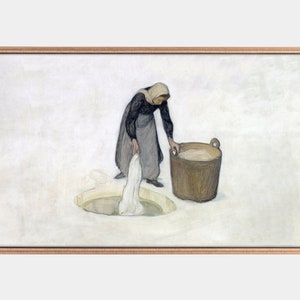 Vintage Laundry Painting for Samsung Frame TV (Digital Download)