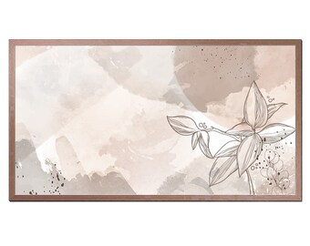 Abstract Floral Samsung Frame TV Art (Digital Download)
