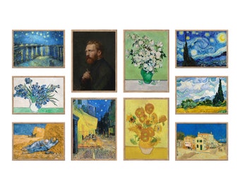 Van Gogh Gallery Wall Art Set: Vintage Fine Art Prints (Digital Download)