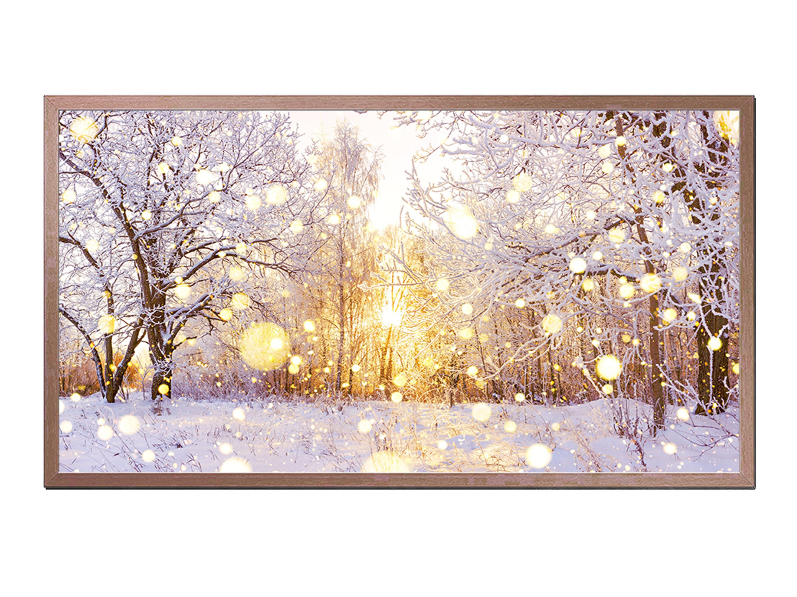 Samsung Frame TV Art Winter, Snowy Forest in Winter, Digital Download Art, Winter Decor, Samsung Art TV, Instant Download